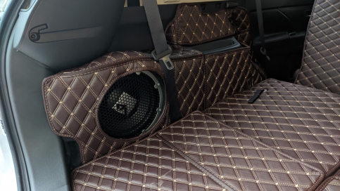 Thảm lót cốp ô tô Mitsubishi Outlander giá tại xưởng, rẻ nhất Hà Nội, TPHCM